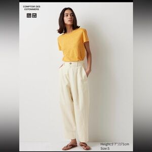 Comptoir des Cotonniers Women's Cream Pants